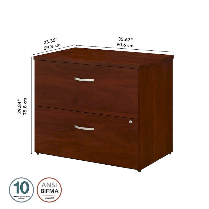 Meuble de classement latéral à 2 tiroirs Studio C par Bush Business Furniture