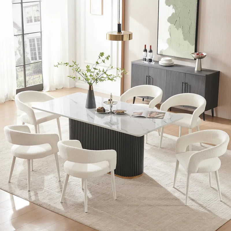 Chaises de salle à manger modernes Fort Boucle (lot de 6)