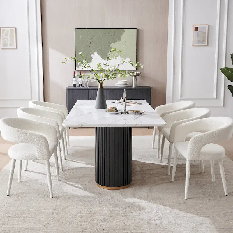 Chaises de salle à manger modernes Fort Boucle (lot de 6)