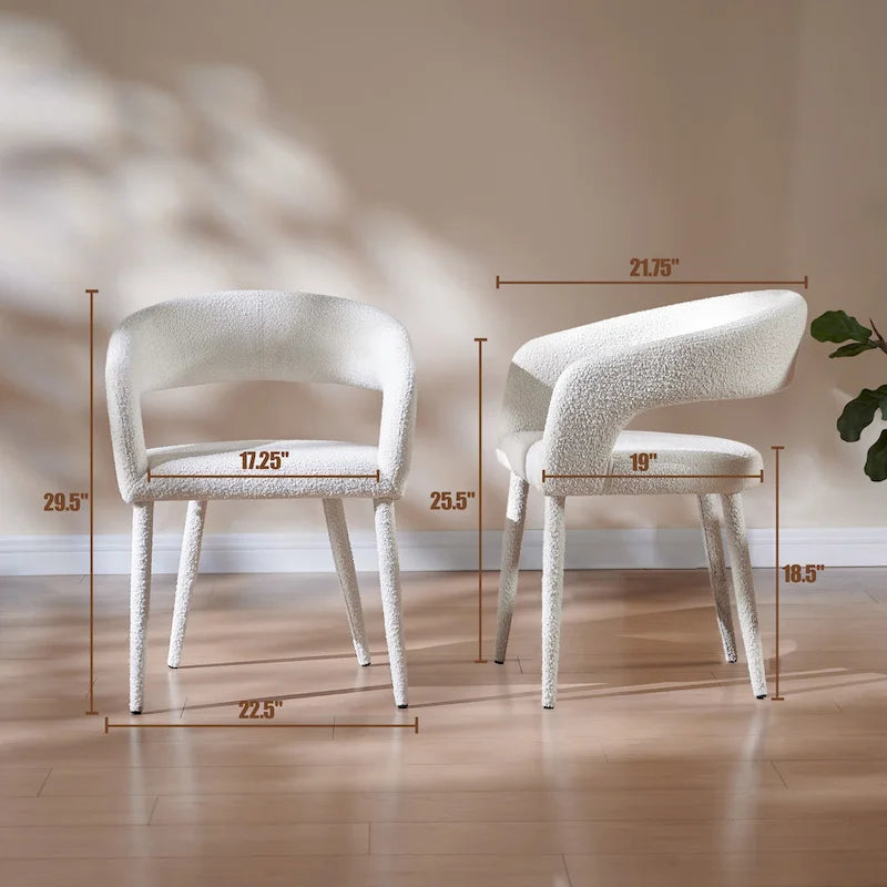 Chaises de salle à manger modernes Fort Boucle (lot de 6)