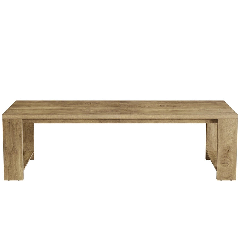 Bureau extra long de 86,6 pouces, grande table de travail, poste de travail.