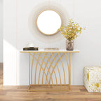 Table Console 48 po Table d'appoint moderne pour entrée Table d'appoint longue