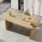 Bureau de direction moderne 62,99 W, simple, avec plateau et pieds en bois d'ingénierie
