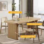 Bureau de direction moderne 62,99 W, simple, avec plateau et pieds en bois d'ingénierie