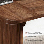 Bureau de direction moderne 62,99 W, simple, avec plateau et pieds en bois d'ingénierie