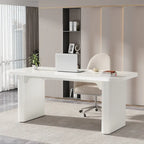 Bureau de direction moderne 62,99 W, simple, avec plateau et pieds en bois d'ingénierie