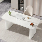 Bureau de direction moderne 62,99 W, simple, avec plateau et pieds en bois d'ingénierie