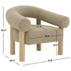 Fauteuil d'appoint - 38 L x 30 P x 30 H - 38Lx30Px30H
