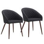 Ensemble de 2 chaises de salle à manger rembourrées