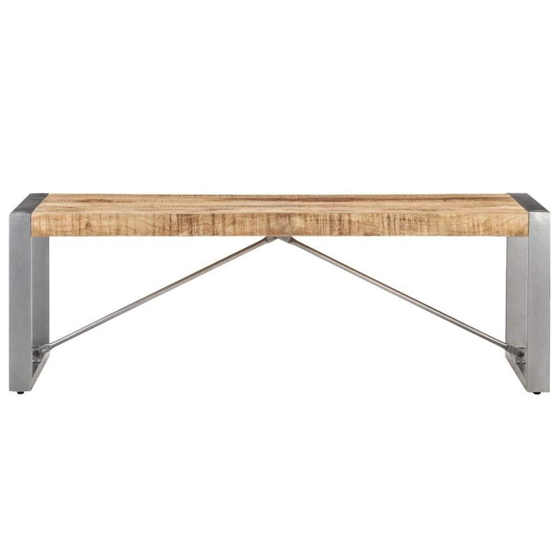 Table basse 47.2x23.6x15.7 Bois de manguier brut