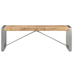 Table basse 47.2x23.6x15.7 Bois de manguier brut