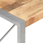 Table basse 47.2x23.6x15.7 Bois de manguier brut