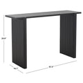 Table console - 59 L x 15 P x 19 H - 47Lx16Px30H