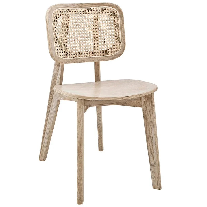 Lot de 2 chaises de salle à manger en bois