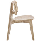 Lot de 2 chaises de salle à manger en bois