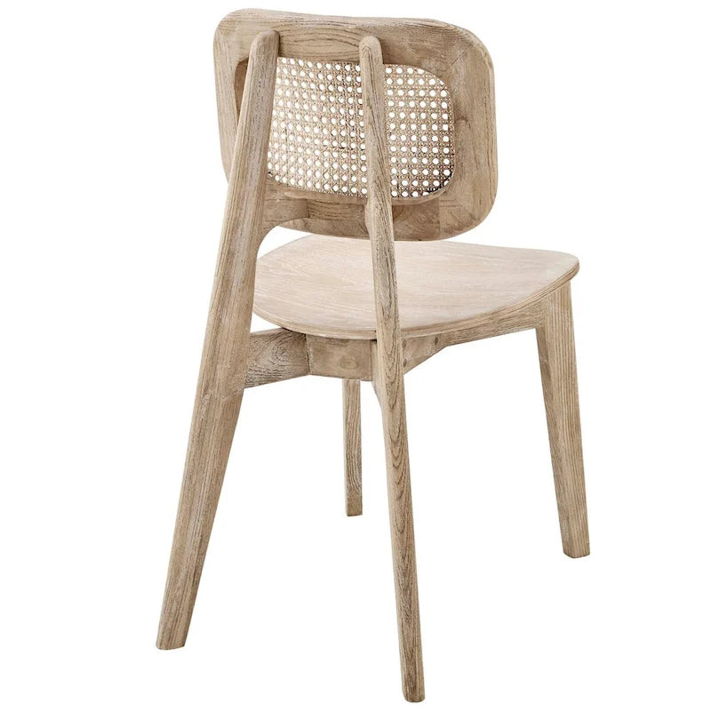 Lot de 2 chaises de salle à manger en bois