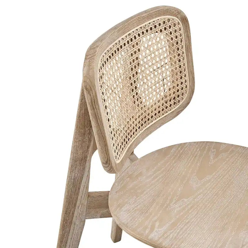 Lot de 2 chaises de salle à manger en bois