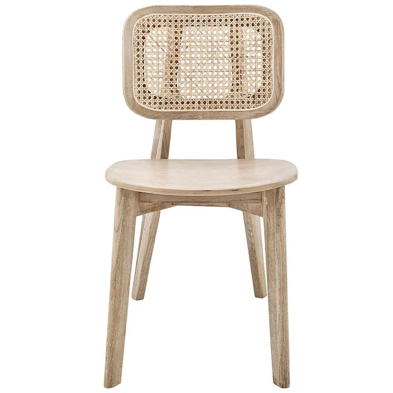 Lot de 2 chaises de salle à manger en bois