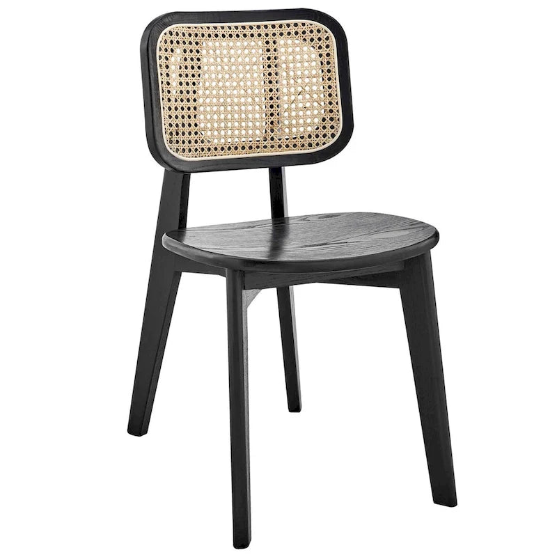 Lot de 2 chaises de salle à manger en bois