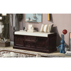 Banc de rangement avec 2 tiroirs et 2 placards