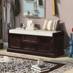 Banc de rangement avec 2 tiroirs et 2 placards