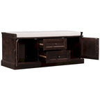 Banc de rangement avec 2 tiroirs et 2 placards
