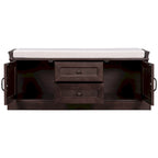 Banc de rangement avec 2 tiroirs et 2 placards
