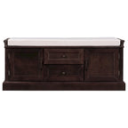 Banc de rangement avec 2 tiroirs et 2 placards