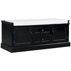 Banc de rangement avec 2 tiroirs et 2 placards